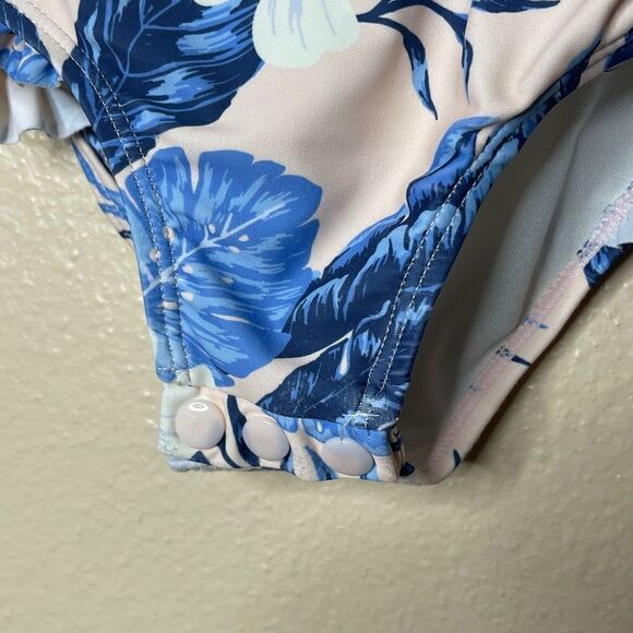 Tommy Bahama Swimsuit Girls 12M One Piece Tropical Floral Print - Picture 3 of 9